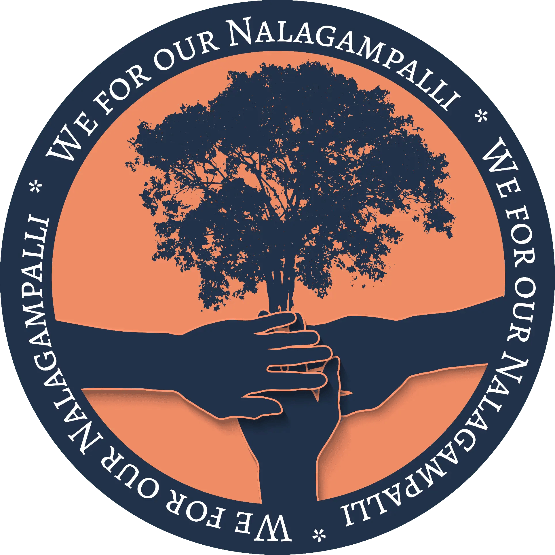 We for our village logo
